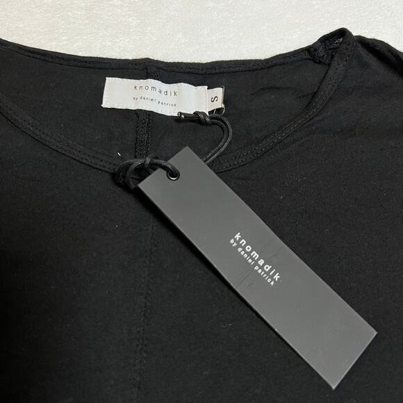 Knomadik by Daniel Patrick Crewneck Tunic Top Size Small NEW Cotton Minimalist - Picture 4 of 7